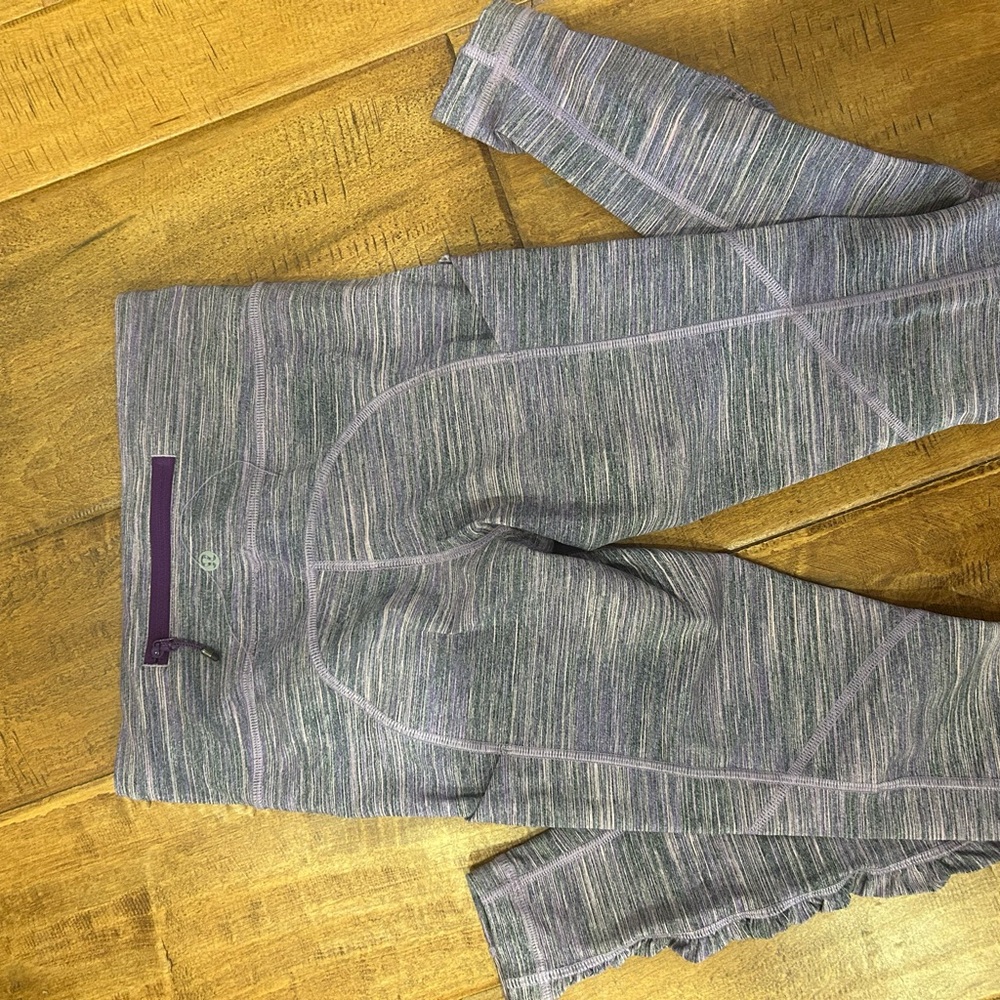 Lululemon Gray/Purple Leggings